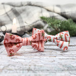 'CANDY CANES' DOG BOW TIE