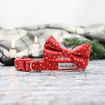 'STARRY NIGHT' RED DOG BOW TIE me