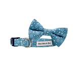 Blue star dog bow tie | Moo Moo & Bear