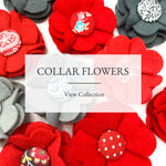 Moo Moo & Bear Dog Collar Flower Collection