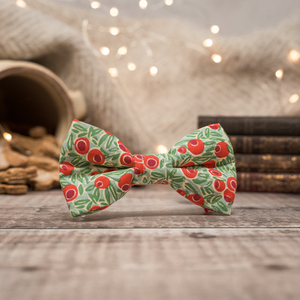 LIBERTY YEW BERRY DOG BOW TIE