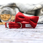 Kingsdale Tweed bow tie in red