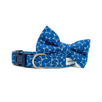 Bobby Dazzler blue star dog bow tie