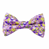 LIBERTY OF LONDON BLOOMSBURY BLOSSOM DOG BOW TIE IN LILAC