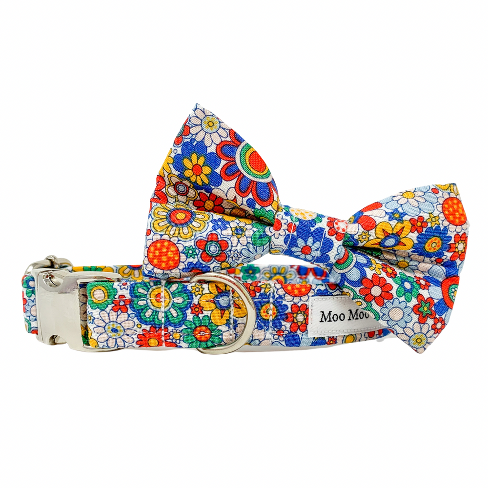 Carnaby street Paradise Petals handmade dg bow tie Liberty | Moo Moo & Bear