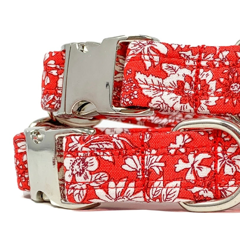 LIBERTY AMELIE FLORAL DOG COLLAR AND OPTIONAL LEAD
