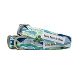 'FELLS AND PEAKS' DOG BOW TIE IN BLUE