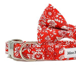 LIBERTY AMELIE FLORAL DOG BOW TIE