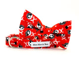 'CAPTAIN JACK' DOG COLLAR IN RED