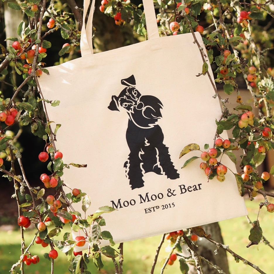 MOO MOO & BEAR TOTE BAG