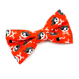 handmade Moo Moo & Bear pirate dog bow tie