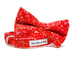 'POP' DOG BOW TIE IN RED