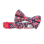Jubilee dog collar bow tie