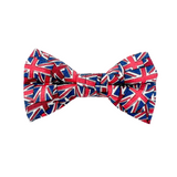 Union Jack bow tie for dogs