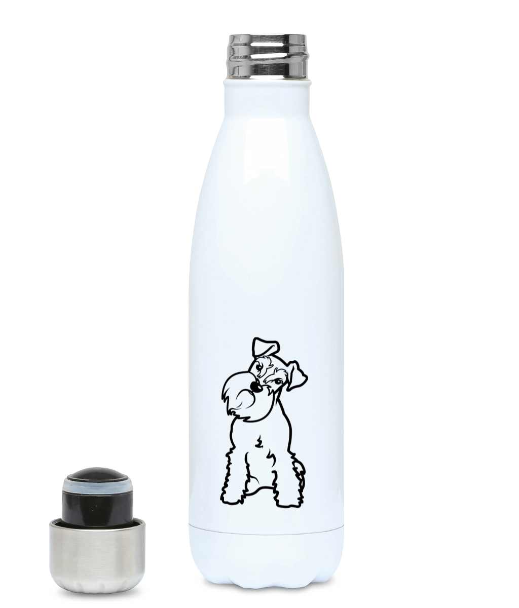 Water bottle with dog best sale design