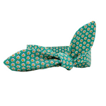Liberty dog knotted necker in Daisy dot