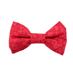 LIBERTY OF LONDON WILTSHIRE RUBY RED DOG BOW TIE